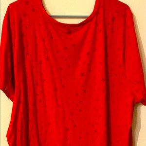 Lane Bryant Star Burnout Tee